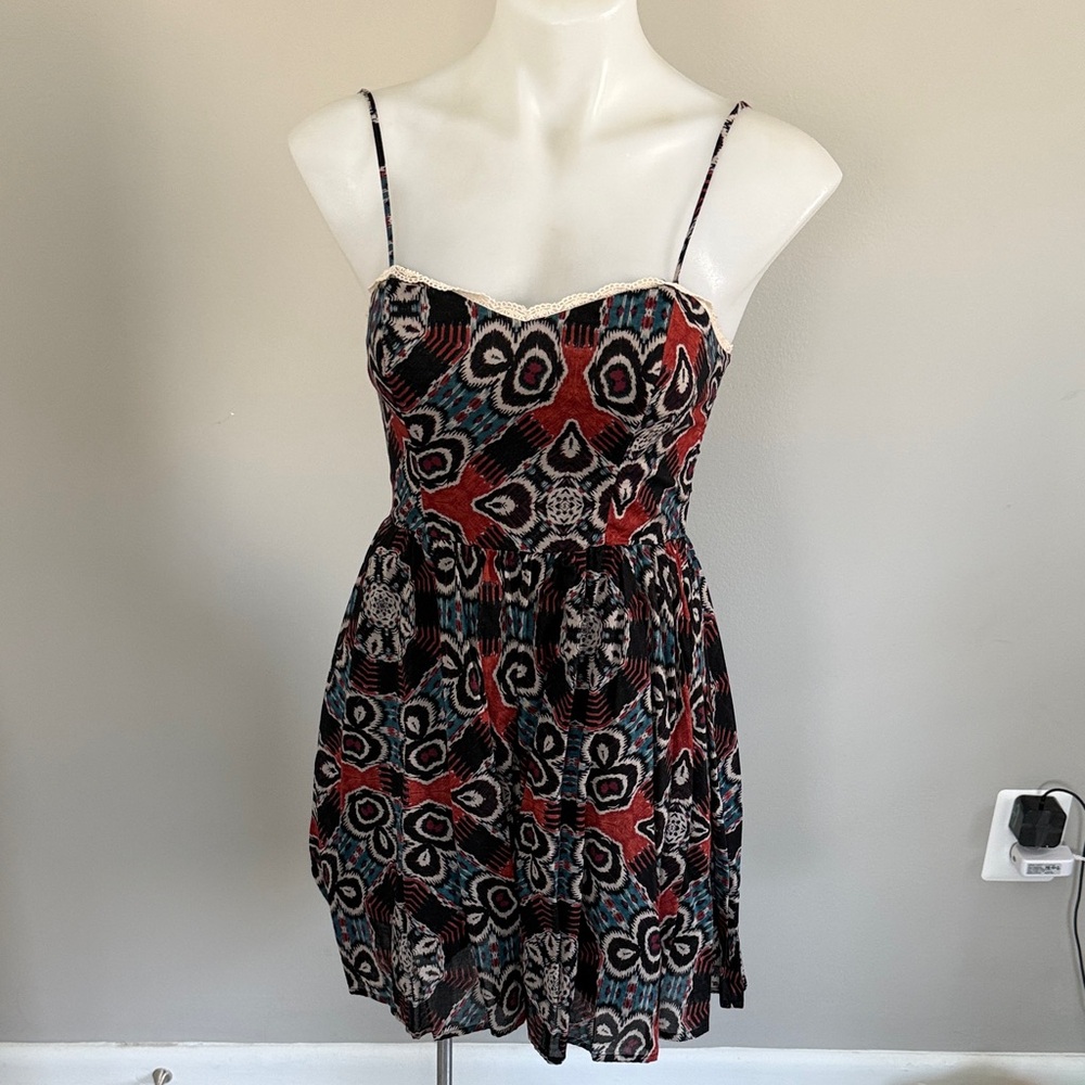 Moda International Multicolor Patterned Women's Dress